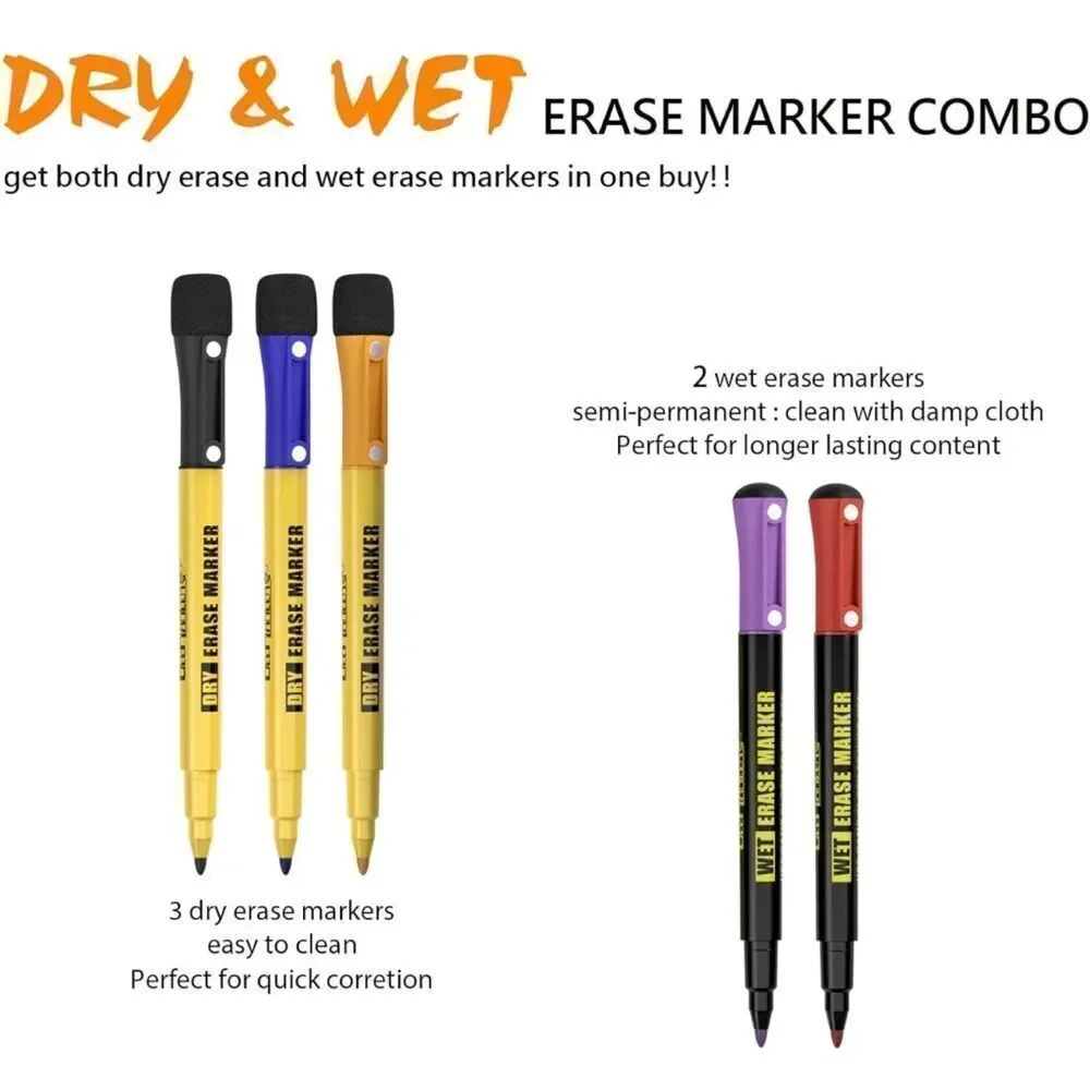 NEW Beeplaneer Magnetic Dry Erase Whiteboard Calendar Set